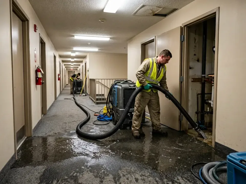 multi-unit-apartment-hallway-f-005 — frequently asked questions, Emergency Burst Pipe Water Extraction & Removal in Pumpkin…